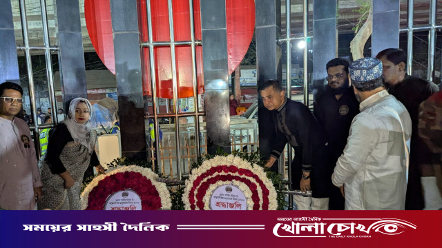 ব্রাহ্মণবাড়িয়ায় ভাষা শহীদদের প্রতি বিনম্র শ্রদ্ধা নিবেদন।