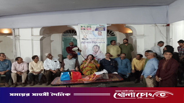 ফরিদপুর-৩ আসনের নবনির্বাচিত এমপি চৌধুরী নায়াব ইউসুফকে বাজুসের ফুলেল শুভেচ্ছা প্রদান