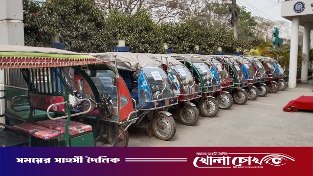 ফরিদপুরে আন্তঃজেলা ইজিবাইক চোর চক্রের ১২ সদস্য গ্রেপ্তার, উদ্ধার ১৮টি গাড়ি