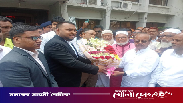 আত্রাইয়ে বর্ণাঢ্য আয়োজনে নবনির্বাচিত এমপি রেজাউল ইসলাম রেজুকে সংবর্ধনা