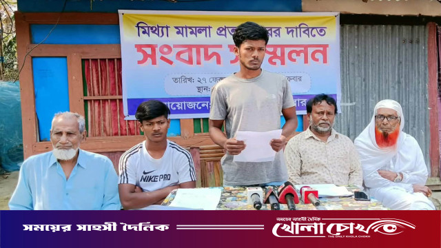 মিথ্যা মামলার অভিযোগে আগৈলঝাড়ায় দুই শিক্ষার্থীর সংবাদ সম্মেলন