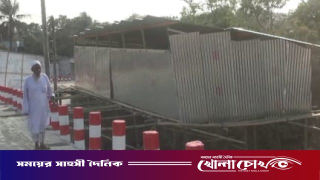 ‎কুমার নদীর পাড়ে রাতারাতি দোকানঘর! হতদরিদ্রের জমি দখলের অভিযোগে উত্তাল নগরকান্দা