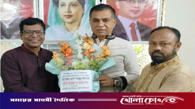 ব্রাহ্মণবাড়িয়া-৩ আসনের নবনির্বাচিত এমপি ইঞ্জিনিয়ার শ্যামলকে জেলা প্রাথমিক শিক্ষক সমিতির ফুলেল শুভেচ্ছা