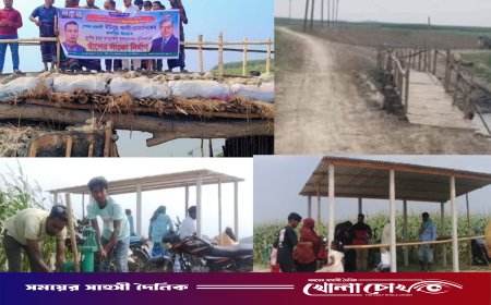 চরবাসীর মুখে হাসি ফোটালেন স্পেন প্রবাসী ইউনুছ আলী