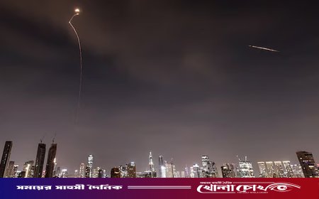 ইসরায়েলজুড়ে ইরানের নজিরবিহীন ক্ষেপণাস্ত্র হামলা