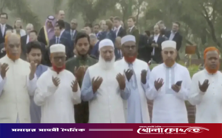 মহান স্বাধীনতা দিবসে জাতীয় স্মৃতিসৌধে বিরোধীদলীয় নেতার বিনম্র শ্রদ্ধা