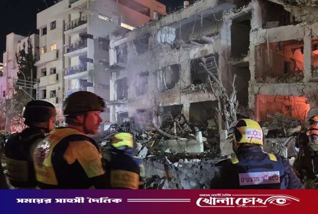 ইরানের ক্ষেপণাস্ত্র হামলায় ইসরায়েলে নারী নিহত, আহত শতাধিক