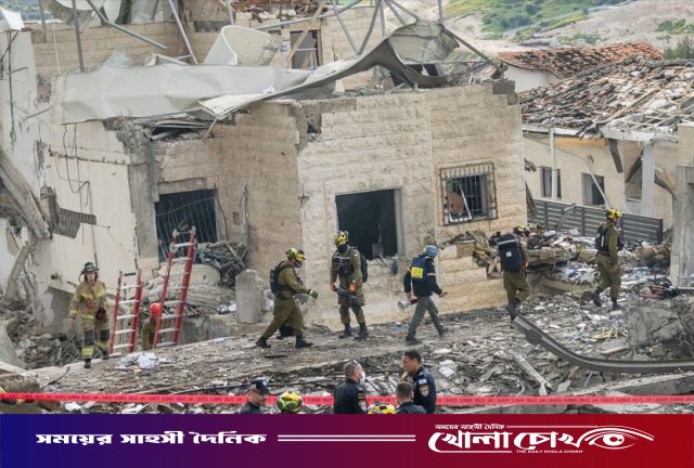 ইরানের ক্ষেপণাস্ত্র হামলায় ৯ ইসরায়েলি নিহত