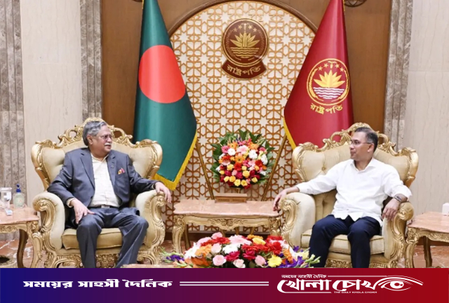 দায়িত্ব গ্রহণের পর প্রথমবার বঙ্গভবনে তারেক রহমান