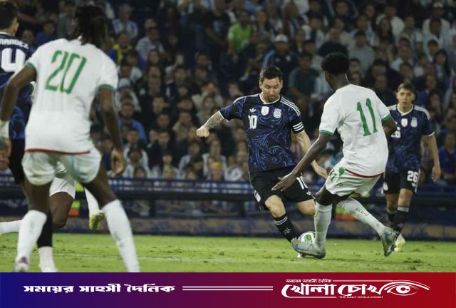 গোল হজম করে শেষ মুহূর্তের জয় নিয়ে মাঠ ছাড়ল আর্জেন্টিনা