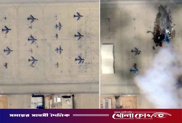 মার্কিন ঘাঁটিতে ইরানের ক্ষেপণাস্ত্র হামলা