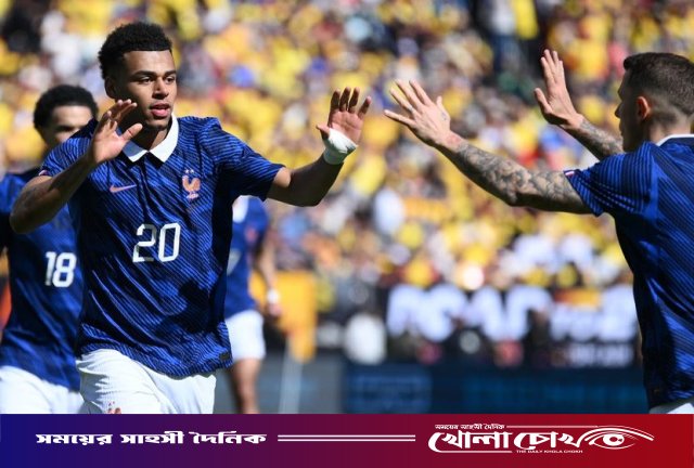 নতুনদের দাপটে কলম্বিয়াকে উড়িয়ে দিল ফ্রান্স