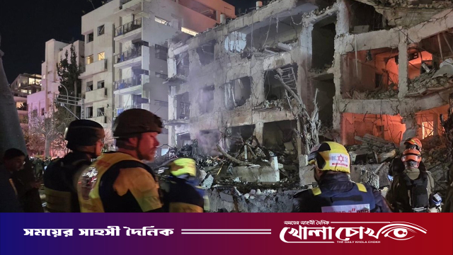 ইরানের ক্ষেপণাস্ত্র হামলায় ইসরায়েলে নারী নিহত, আহত শতাধিক