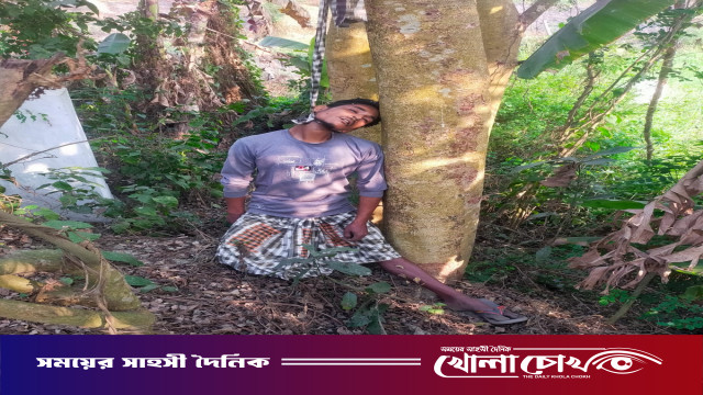 শ্রীনগরে গাছে সাথে ঝুলন্ত যুবকের মরদেহ উদ্ধার, রহস্যজনক মৃত্যু