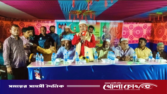 হরষপুর ইউনিয়ন শ্রমিক দলের উদ্যোগে ১৪ রমজান উপলক্ষে ইফতার ও দোয়া মাহফিল অনুষ্ঠিত