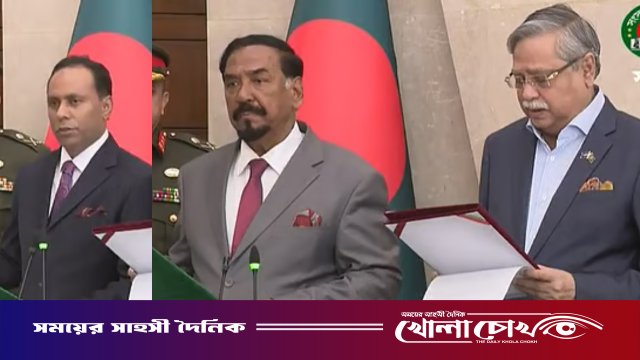 ত্রয়োদশ জাতীয় সংসদের নতুন স্পিকার ও ডেপুটি স্পিকারের শপথ গ্রহণ