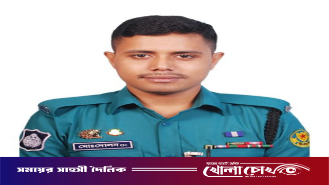 শিক্ষাবঞ্চিত শিশুদের জন্য কাজ করে যাচ্ছেন পুলিশ সদস্য দোলন