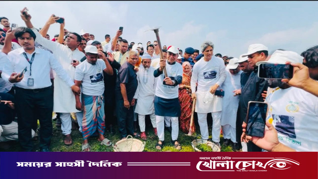 বাংলাদেশ কৃষি উন্নয়ন কর্পোরেশনের উদ্যোগে খাল পুনঃ খনন কাজের শুভ উদ্বোধন অনুষ্ঠিত