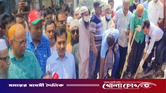 নওগাঁয় ডেঙ্গু ও চিকুনগুনিয়া প্রতিরোধে পরিচ্ছন্নতা অভিযান