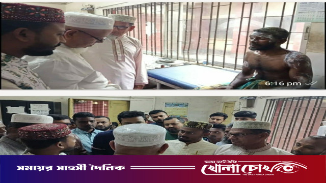 মধ্যরাতের আগুনে নিঃস্ব কৃষক, ছুটে গেলেন এমপি ইলিয়াস মোল্যা হাসপাতালে