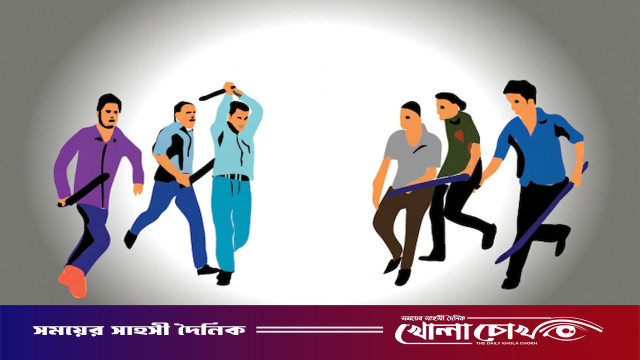 বরিশালের আগৈলঝাড়ায় মটরসাইকেলের গ্যারেজে হামলা