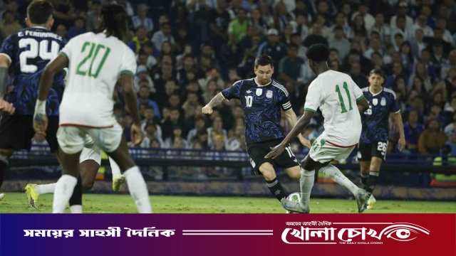 গোল হজম করে শেষ মুহূর্তের জয় নিয়ে মাঠ ছাড়ল আর্জেন্টিনা