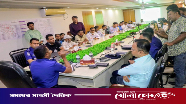 মাগুরায় নবাগত পুলিশ সুপারের সঙ্গে সাংবাদিকদের মতবিনিময় সভা