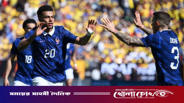 নতুনদের দাপটে কলম্বিয়াকে উড়িয়ে দিল ফ্রান্স