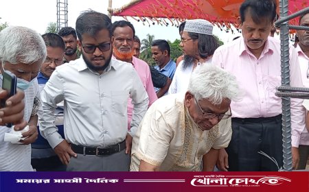 সদরপুরে দুই শতাব্দী প্রাচীন শ্মশান ঘাটের সংস্কার কাজের উদ্বোধন