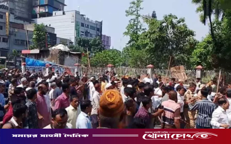 বায়তুল মোকাররম এলাকায় ব্যবসায়ী-হকার সংঘর্ষ