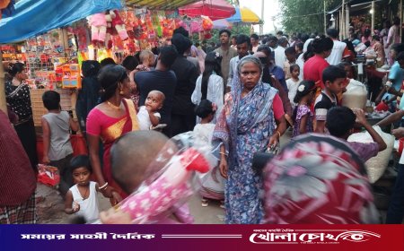 নগরকান্দার ডাঙ্গীতে ২০০ বছরের ঐতিহ্যবাহী বৈশাখী মেলা, দর্শনার্থীদের উপচে পড়া ভিড়