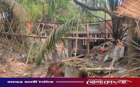 নগরকান্দায় সরকারি খাল দখল করে পাকা স্থাপনা নির্মাণ: চরম দুর্ভোগে কৃষকরা