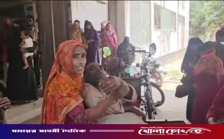 ‎নগরকান্দায় জমি নিয়ে বিরোধের জেরে সংঘর্ষ, একই পরিবারের ৩ জনসহ আহত ৪