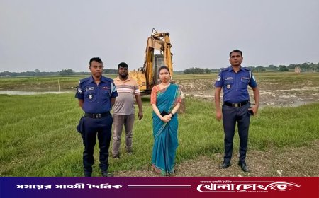 সদরপুরে অবৈধভাবে মাটি কাটার দায়ে ১ লাখ টাকা জরিমানা