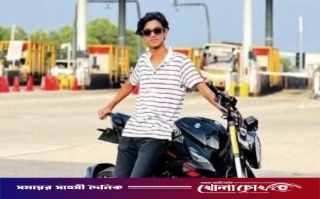 ফরিদপুরে মোটরসাইকেলের সাথে অটোবাইকের সংঘর্ষ, প্রাণ গেল কলেজছাত্রের