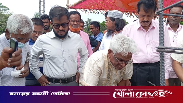 সদরপুরে দুই শতাব্দী প্রাচীন শ্মশান ঘাটের সংস্কার কাজের উদ্বোধন