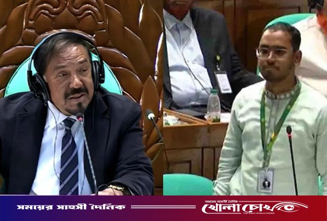 সংসদে হান্নান মাসউদকে স্পিকার: ‘আপনি কি সরকারি দলে যোগ দিয়েছেন