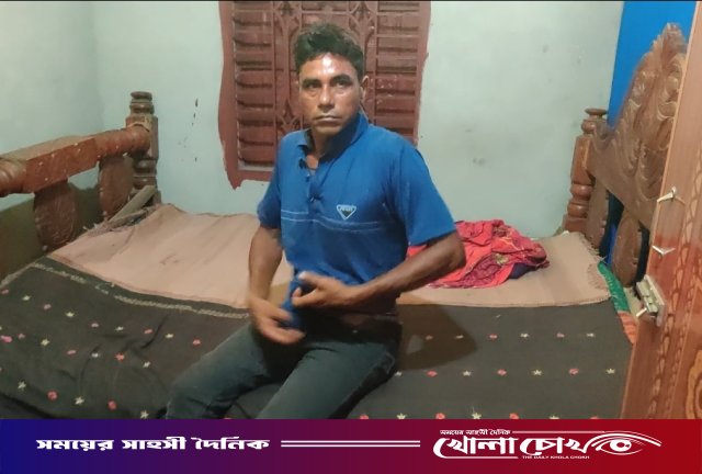 সালথায় গৃহবধূর ঘরে অনধিকার প্রবেশ, যুবককে আটক করে স্থানীয়রা