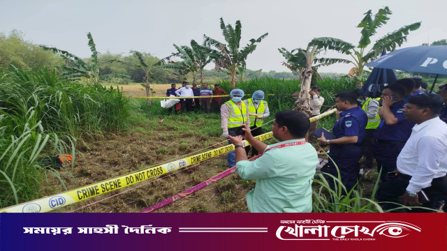 মাগুরার শ্রীপুরে পিতার বাড়িতে এসে   নিখোঁজ নারীর মৃতদেহ উদ্ধার আটক-১