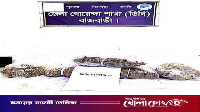 বালিয়াকান্দিতে ৮ কেজি গাঁজা সহ দুই নারী মাদক কারবারি গ্রেফতার