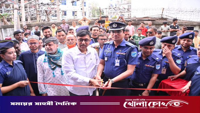 আশুলিয়ার জামগড়ায় পুলিশ ক্যাম্প উদ্বোধন, অপরাধ দমনে নতুন উদ্যোগ