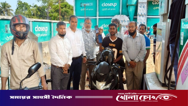 নওগাঁর সকল ফিলিং স্টেশনে অ্যাপে মিলছে জ্বালানী তেল