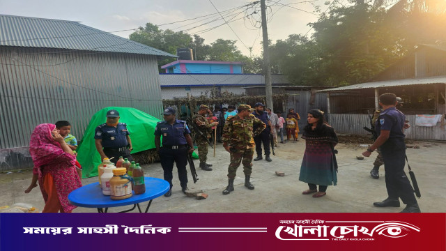 অম্বিকাপুরে বাড়িতে অভিযান: ৩০ লিটার অকটেন উদ্ধার, জরিমানা ১০ হাজার টাকা