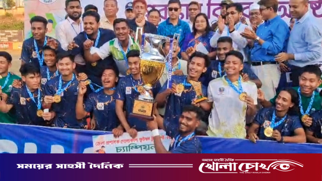 কাপ্তাইয়ের স্বপ্নভঙ্গ ১৪তম ডিসি গোল্ডকাপে চ্যাম্পিয়ন রাঙ্গামাটির সদর