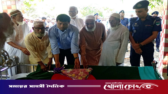মহম্মদপুরে বীর মুক্তিযোদ্ধার মৃত্যু,রাষ্ট্রীয় মর্যাদায় দাফন সম্পন্ন