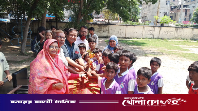 ফরিদপুর পৌরসভার উদ্যোগে প্রাথমিক বিদ্যালয় গোল্ডকাপ ফুটবল টুর্নামেন্ট অনুষ্ঠিত