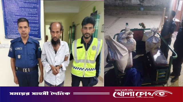 নওগাঁয় মাদক বিরোধী অভিযানে ১'শ লিটার মদ,১'টি চার্জার ভ্যান, ৭০পিচ ট্যাপেন্টাডল সহ এক আসামী গ্রেফতার