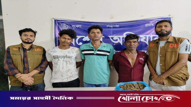 ইয়াবা ও গাঁজাসহ ৩ পেশাদার মাদক কারবারি গ্রেফতার