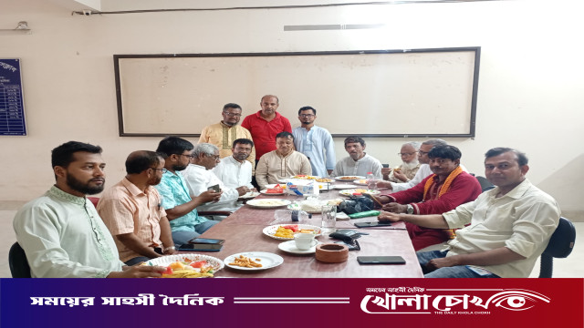 পহেলা বৈশাখে ফরিদপুর প্রেসক্লাবে বৈশাখী ফলাহার অনুষ্ঠিত