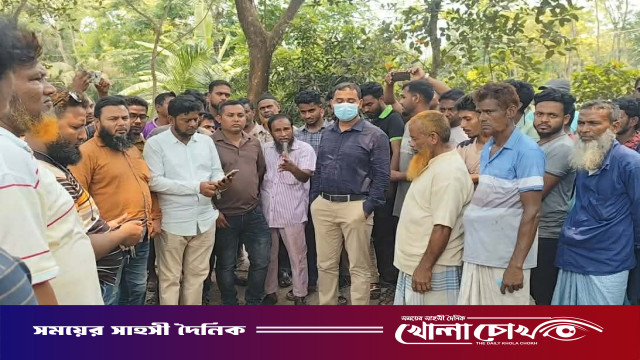 আগৈলঝাড়ায় ব্রীজ নির্মানে রডের পরিবর্তে বাশঁ  সরেজমিনে সত্যতা পেয়েছে উপজেলা প্রশাসন